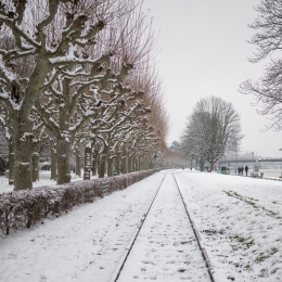 Frankfurt Westhafen Januar 2021